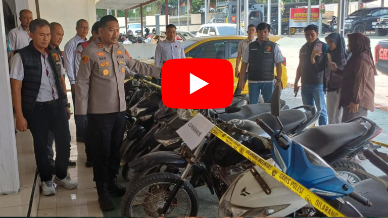 Polres Lamandau Tangkap Residivis Curanmor, 10 Unit Motor Diamankan