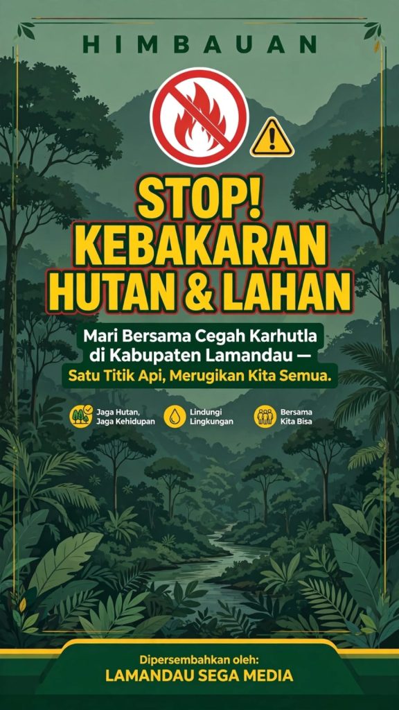 Himbauan resmi pencegahan Kebakaran Hutan dan Lahan (Karhutla) dikeluarkan secara masif oleh pemerintah, TNI, Polri, dan BPBD guna mengantisipasi melonjaknya titik api akibat musim kemarau.